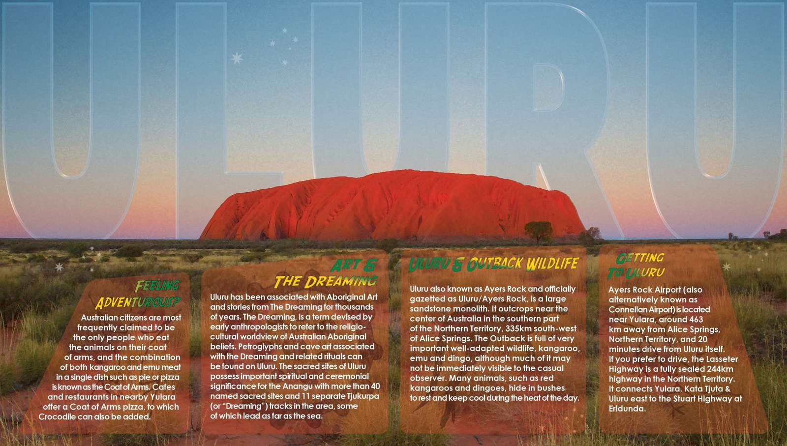 travel brochure inside