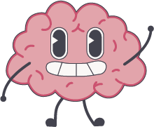 brain cartoon character