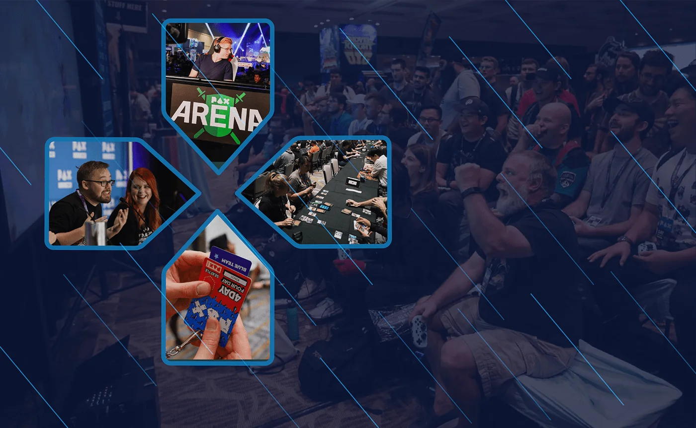 key art mockup on art for PAX WEST website