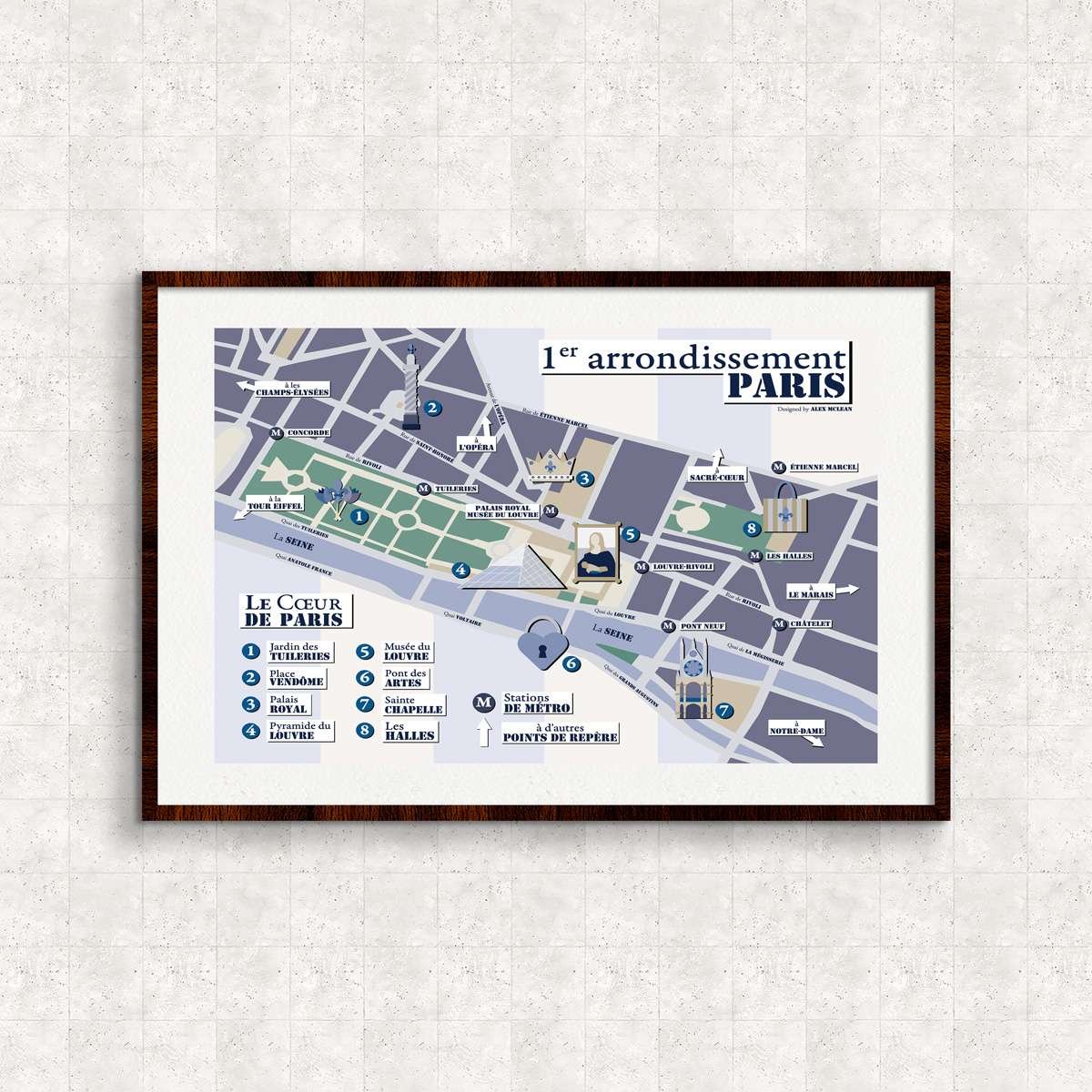 map_mockup09 stylized map mockup, framed style