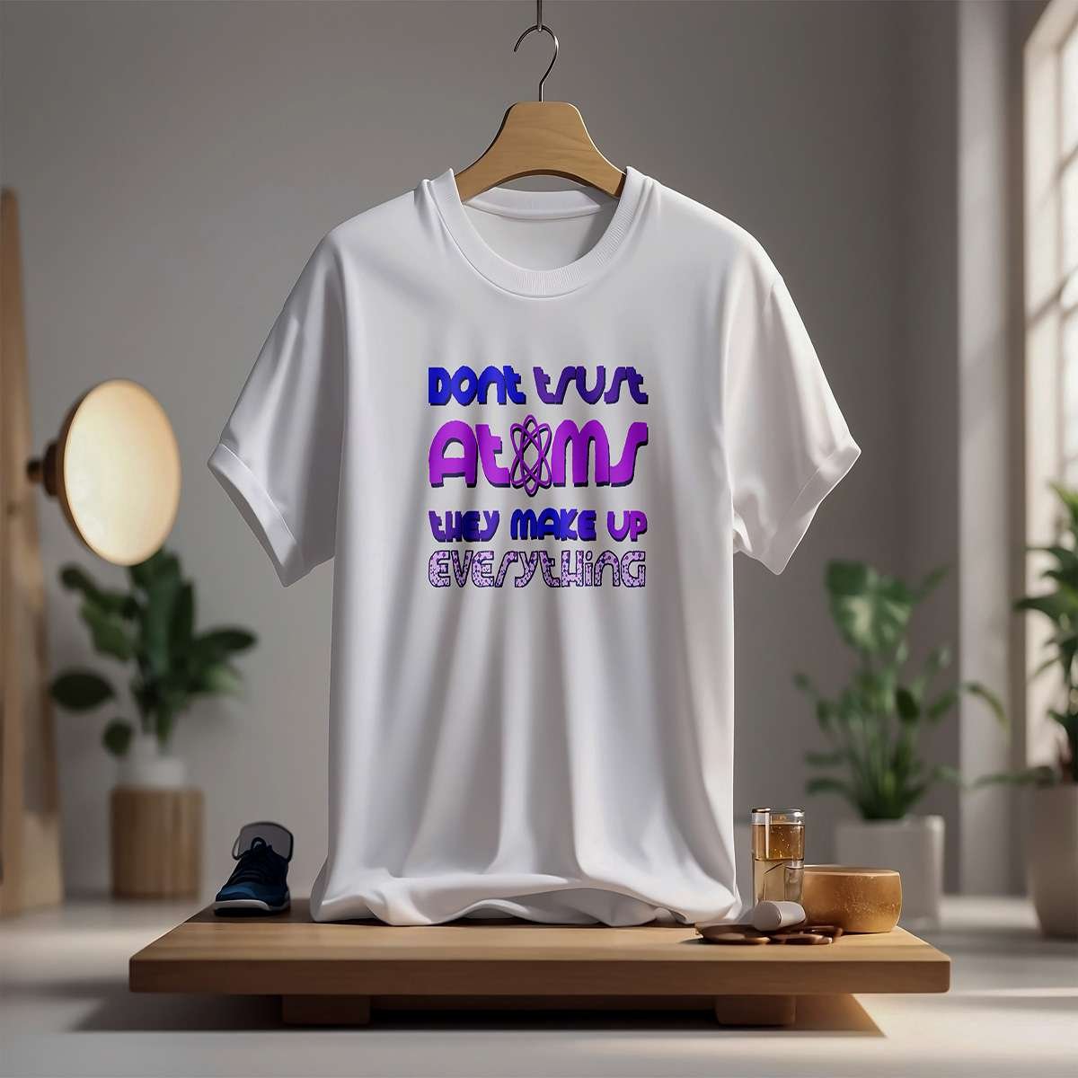 mockup04_purple tshirt mockup up purple design hanging store background
