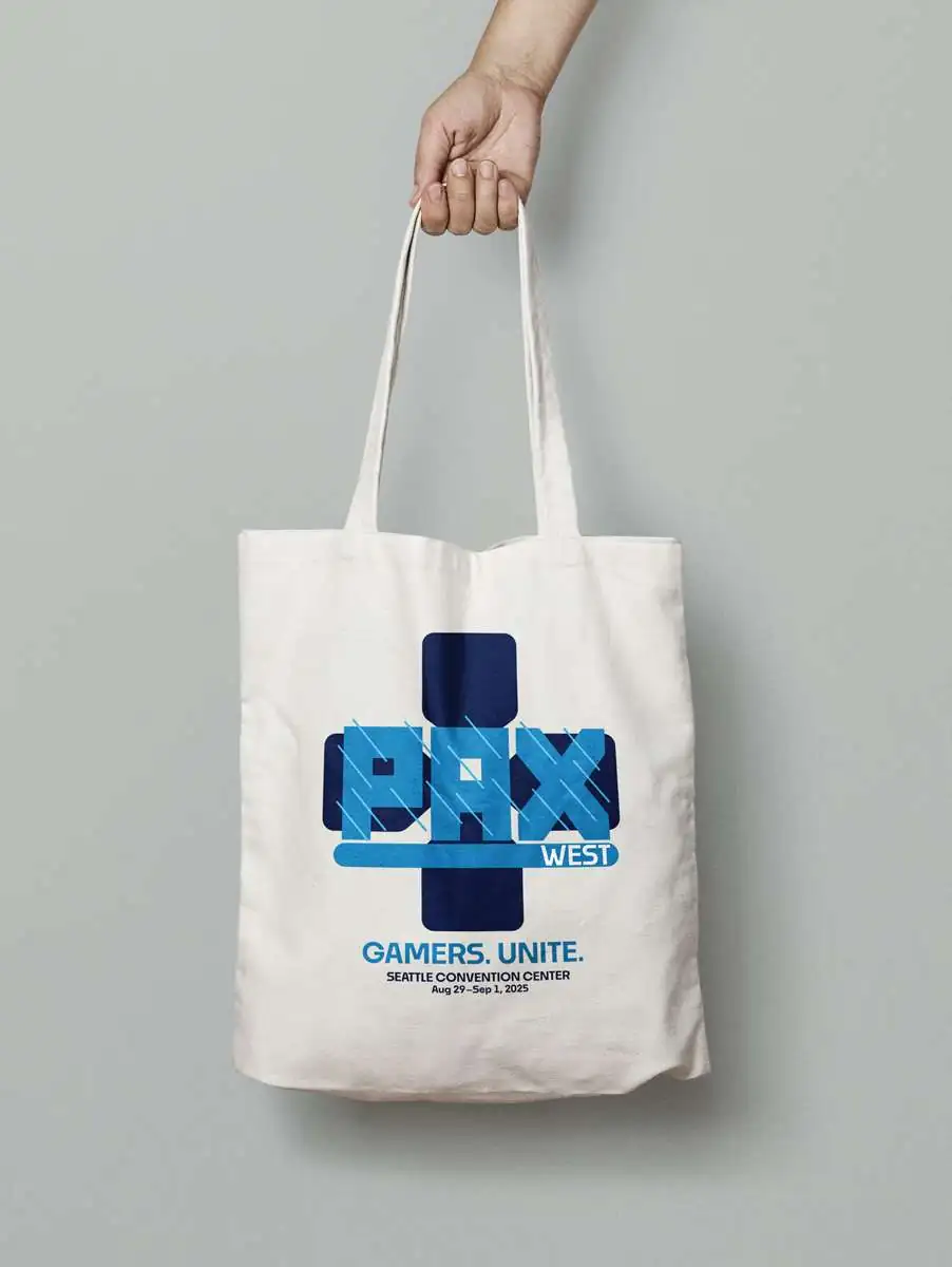 tote bag with PAX logo
